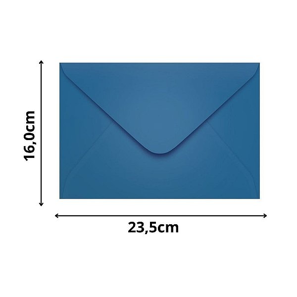ENVELOPE SCRITY 160X235 CONVITE AZUL ROYAL 80 g/m2