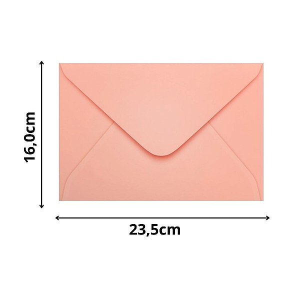 ENVELOPE SCRITY 160X235 CONVITE ROSA CLARO 80 g/m2