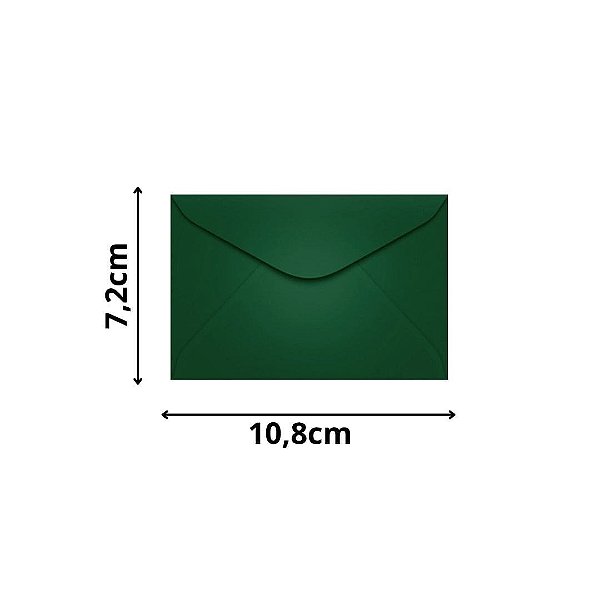 ENVELOPE SCRITY 072X108 VISITA VERDE ESCURO 80 g/m2