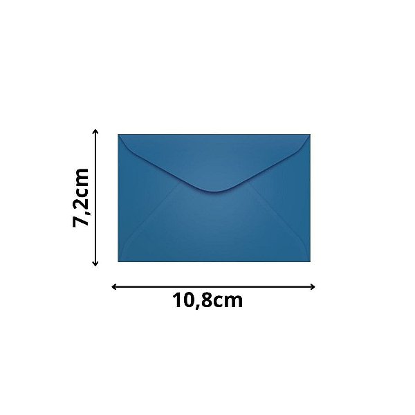 ENVELOPE SCRITY 072X108 VISITA AZUL ROYAL 80 g/m2