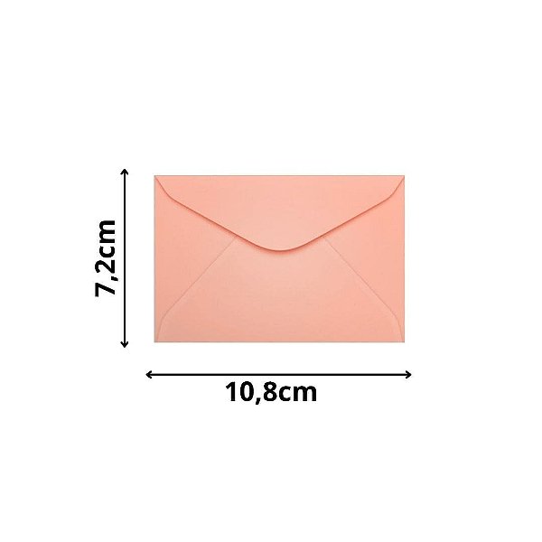 ENVELOPE SCRITY 072X108 VISITA ROSA CLARO 80 g/m2