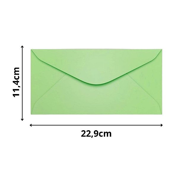 ENVELOPE SCRITY 114X229 OFICIO VERDE CLARO 80 g/m2