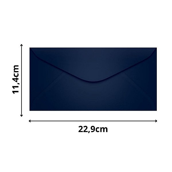 ENVELOPE SCRITY 114X229 OFICIO AZUL ESCURO 80 g/m2