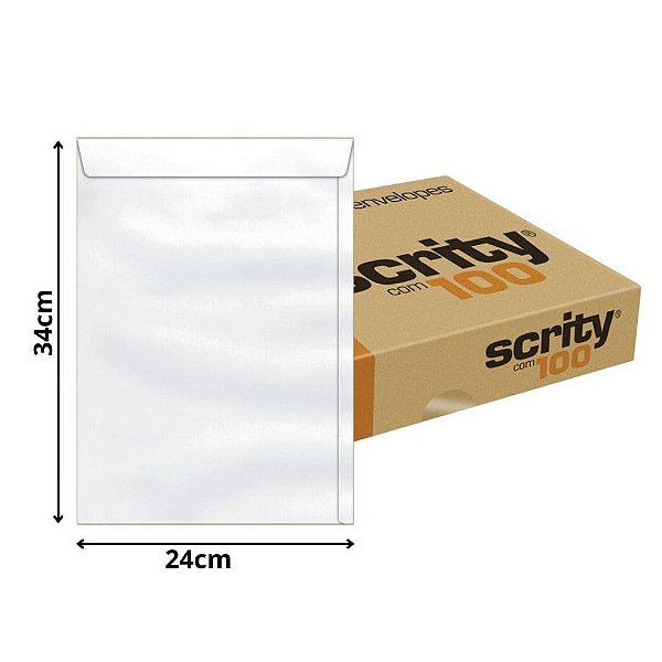 ENVELOPE SCRITY 240X340 SACO OFF-SET 90G C/100
