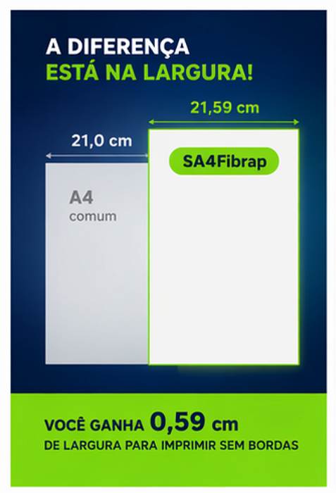 Super A4 Fibrap Offset  (21,59x32cm),