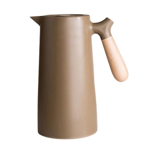 Garrafa Térmica 1L Nude Cabo Nordico - Madeira Teca