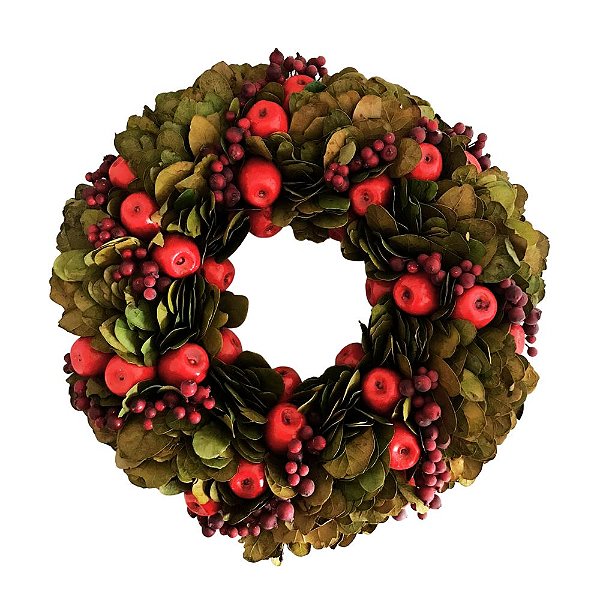 Decoração Natal/Permanente Guirlanda de Fatura 40cm -Louro Natural