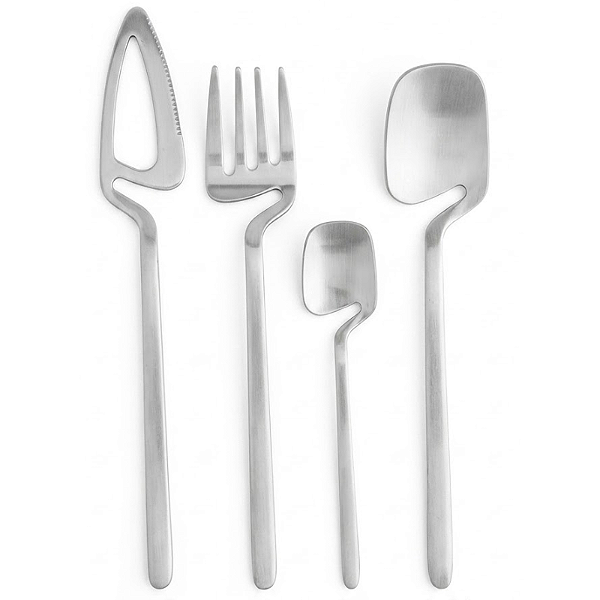 Faqueiro Individual 4 Peças Aço inox Skeleton