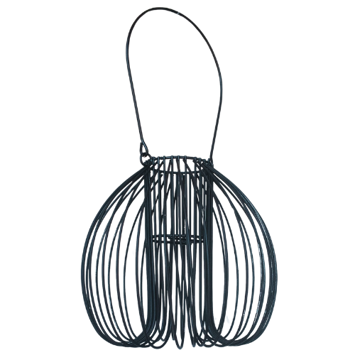 Candelabro Castiçal De Metal Preto com 1 Copo de Vidro Para Vela