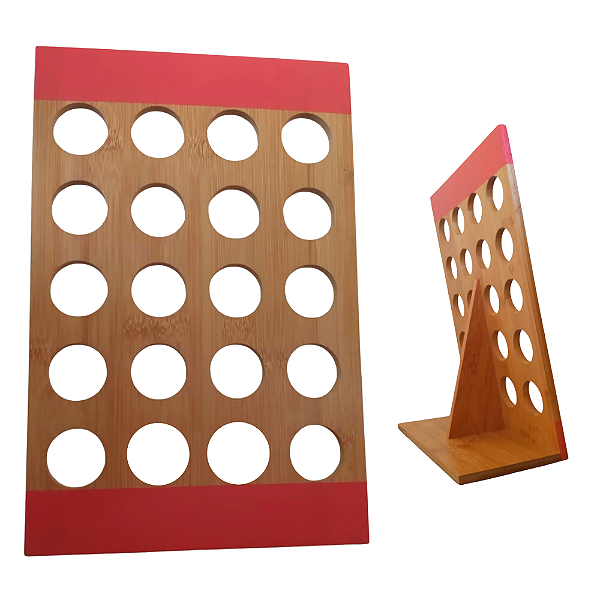 Porta Capsulas Para Café Expresso Madeira - Rojemac SALDÃO.