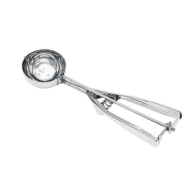 Colher Para Sorvete Inox Com Mola Ejetora  Ø6x23x6,5cm