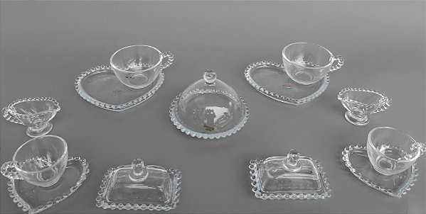 Jogo de Chá e Café 13 Pç Cristal Wolff  2 Pessoas