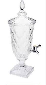 Suqueira 2L com 6 Taças 330ml Acrílico Diamond