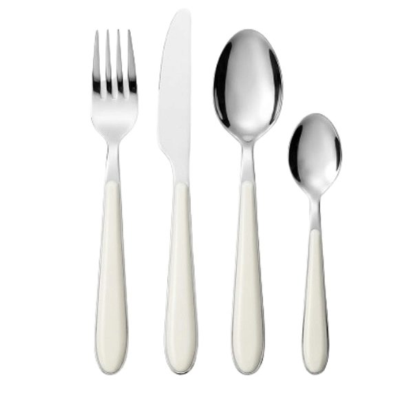 Faqueiro 24 Pç Aço Inox Cabo Tipo Madre Perola Curaçao