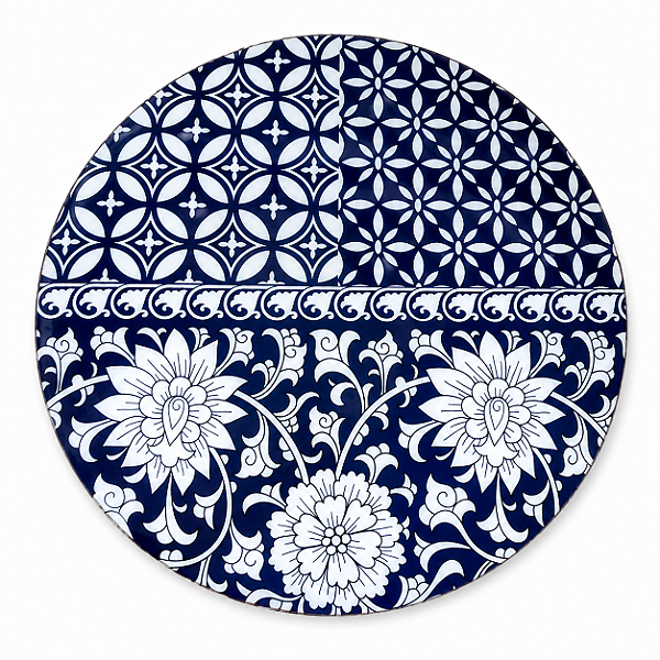 Prato Giratório Centro de Mesa 60cm Azulejos Portugueses