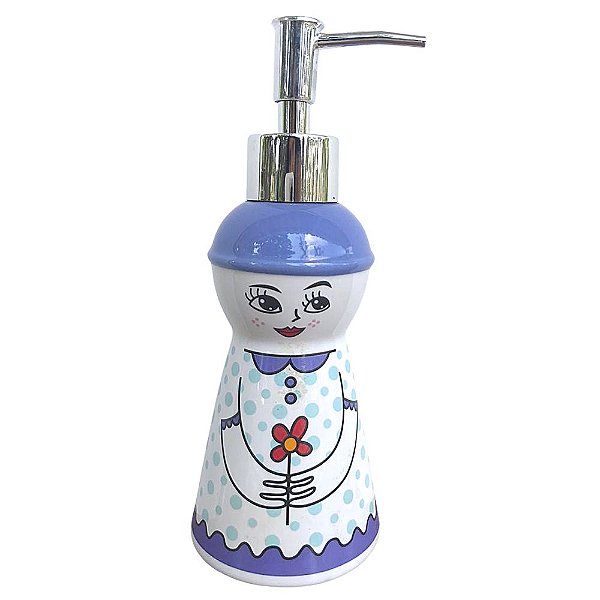Porta Sabonete Liquido / Detergente Cerâmica 19,4cm