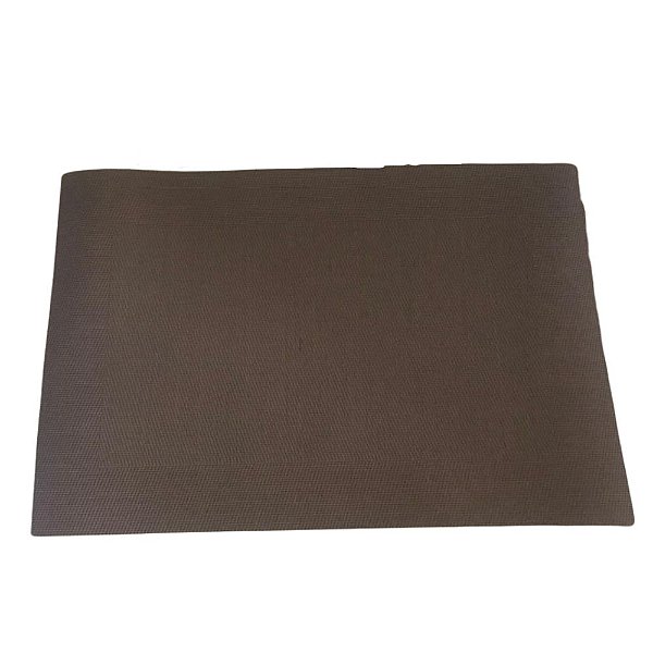 Lugar Americano 45x30cm Fibra Sintética Cinza Escuro