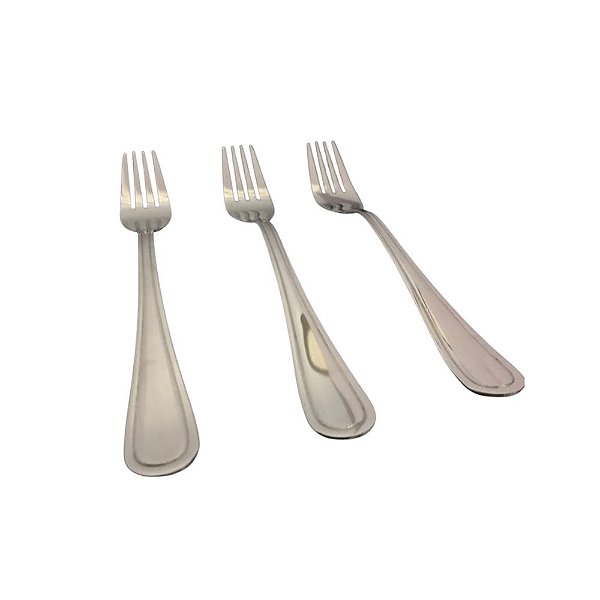 Jogo com 6 Garfos de Mesa Aço Inox Fracalanza Monte Carlo