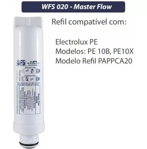Filtro Refil Purificador Electrolux PE10B e PE10X WFS020