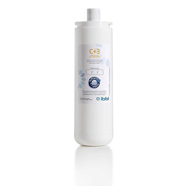 Refil C+3 Original IBBL para Purificador FR600 e Compatíveis – Filtro de Água