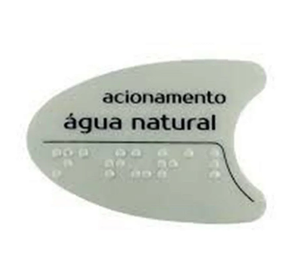 Adesivo Lateral Branco Água Natural IBBL BDF PDF Smart H2O – Identificação Bebedouro