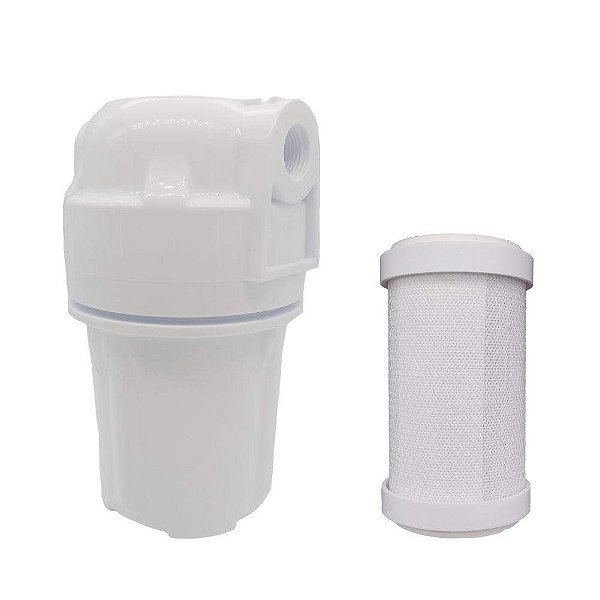Carcaça de Filtro Externo com Refil Carvão Ativado 5mm – Sistema de Filtragem de Água