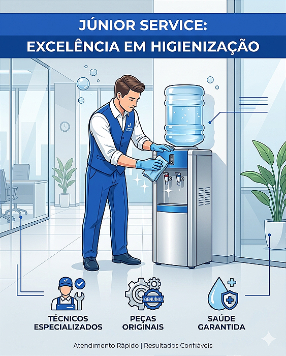 Higienização de Bebedouro Industrial – Limpeza e Sanitização Profissional