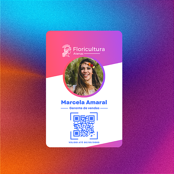 Crachá PVC personalizado