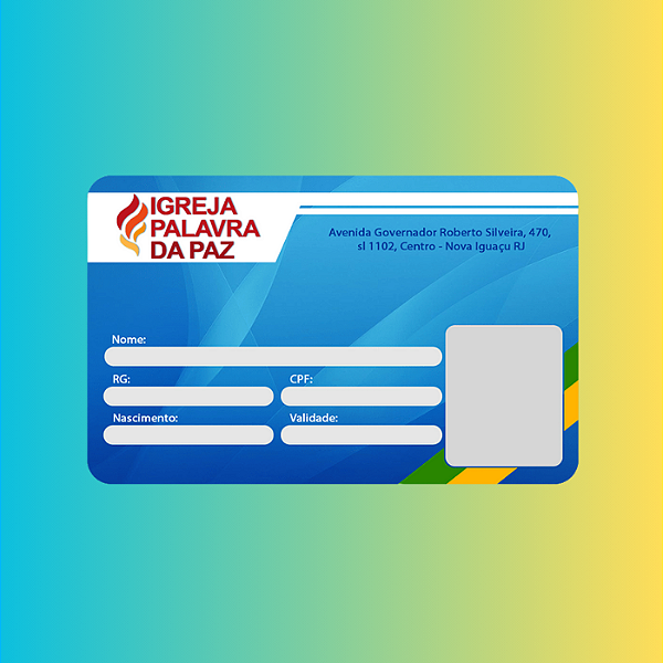 Carteirinha PVC personalizada (Unidade)