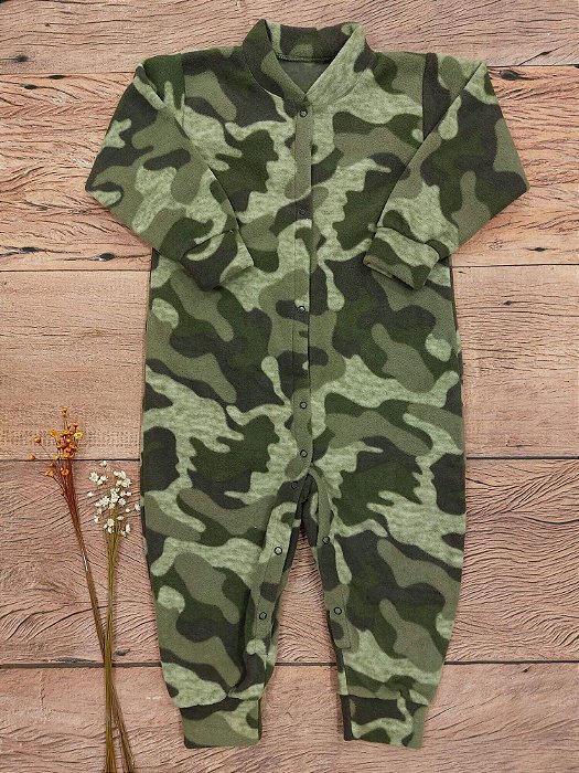 Macacão Soft Infantil Camuflado