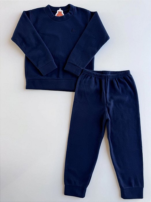 Conjunto Soft Infantil Azul Marinho