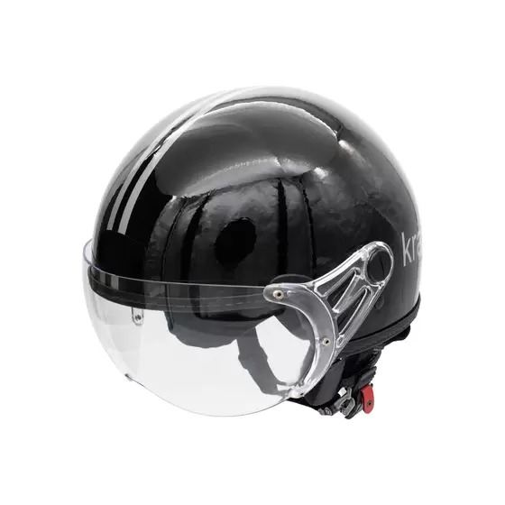 Capacete Kraft Plus New Preto Brilhante