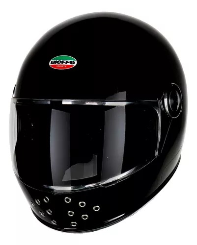 Capacete Bieffe Uno Preto Brilhante