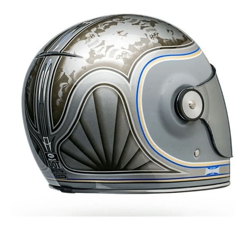 Capacete Bell Bullitt Schultz Century Cinza Brilho