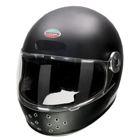 CAPACETE BIEFFE UNO ETERNAL PRETO & BRANCO FOSCO