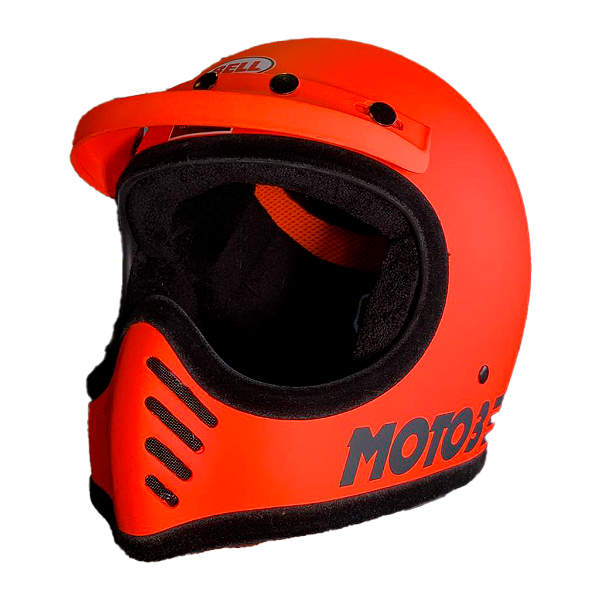 Capacete Classic Custom Laranja personalizado