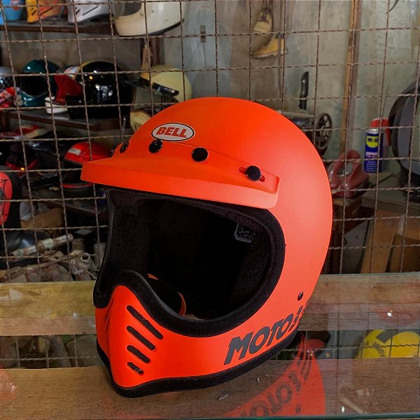 Capacete Classic Custom Laranja personalizado