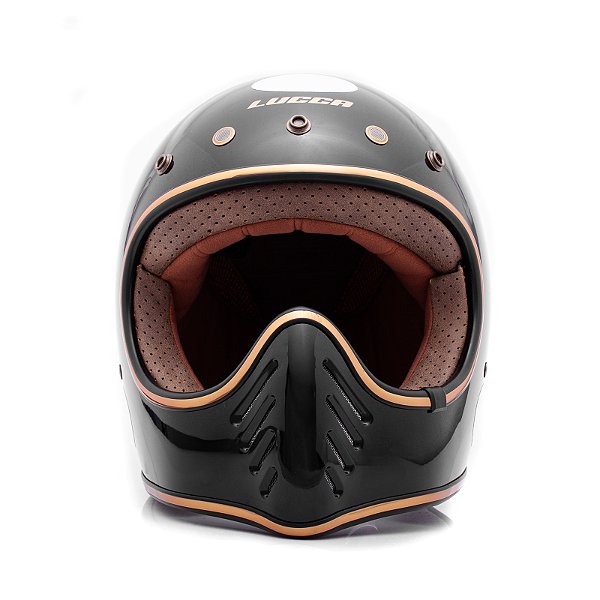 CAPACETE LUCCA MAGNO X GLOSSY BLACK