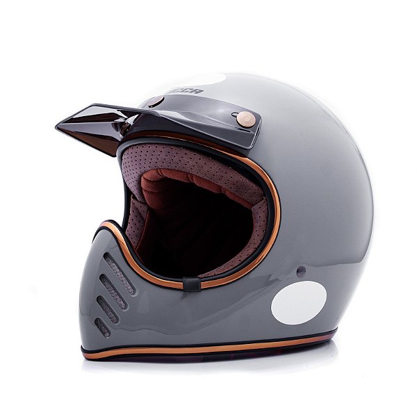 Capacete Lucca Magno-X Glossy Grey