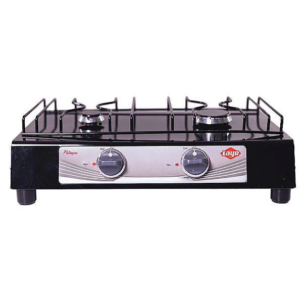 Fogão Platinyum Black 2 Bocas - LAYR