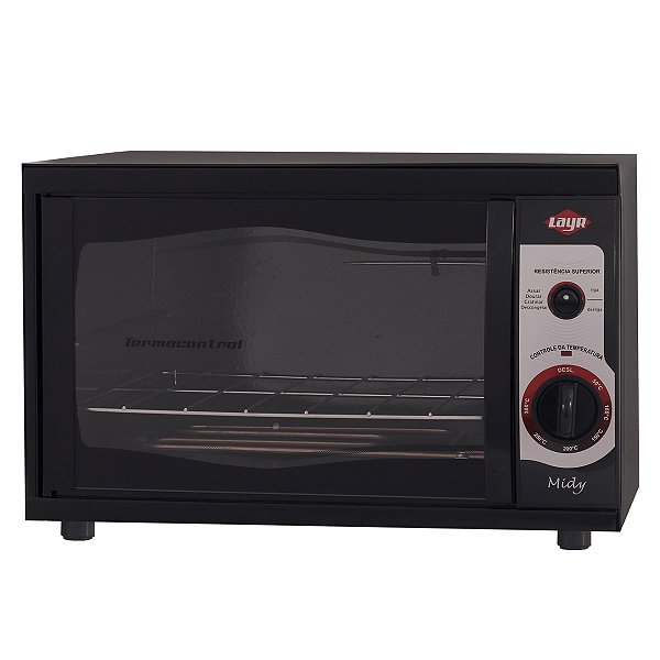 Forno Elétrico Midy Black - Plus  - LAYR