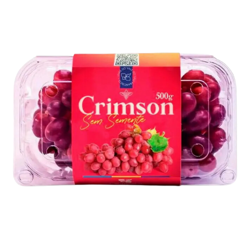 Uva Crimson 10 Embalagens de 500g
