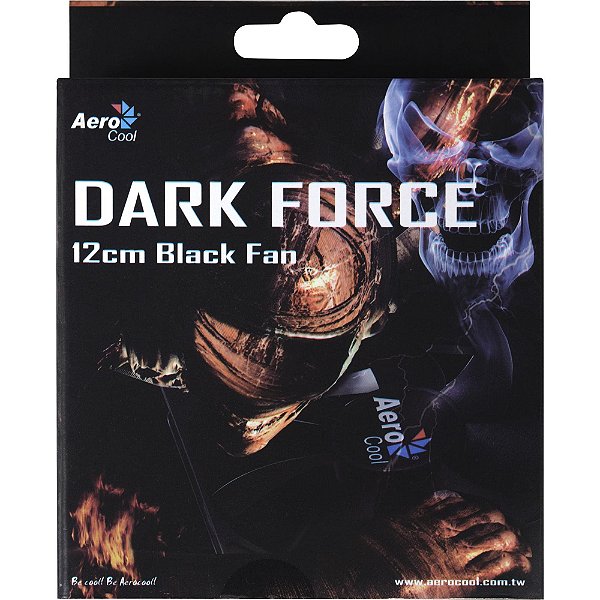 Dark force Fan 12 cm black fan