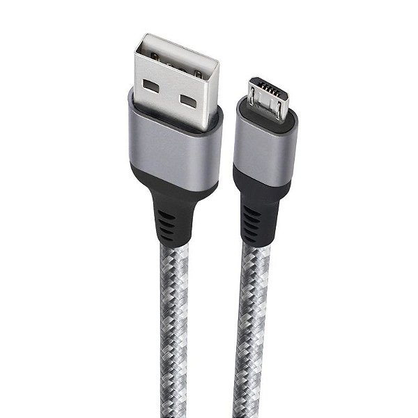 Cabo Micro USB Ultra Resistente – Titanium