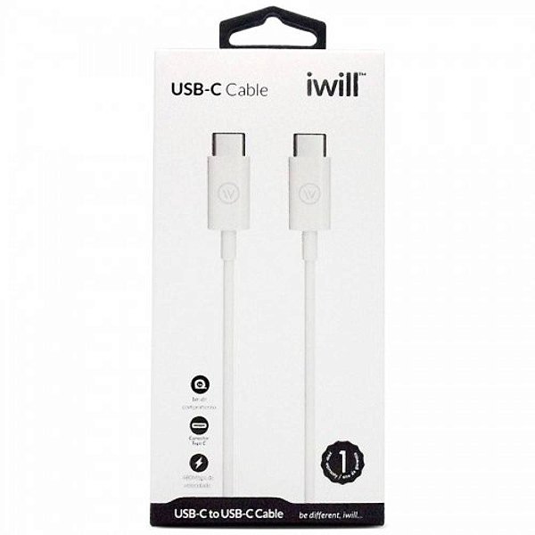 Cabo USB-C para USB-C iWill