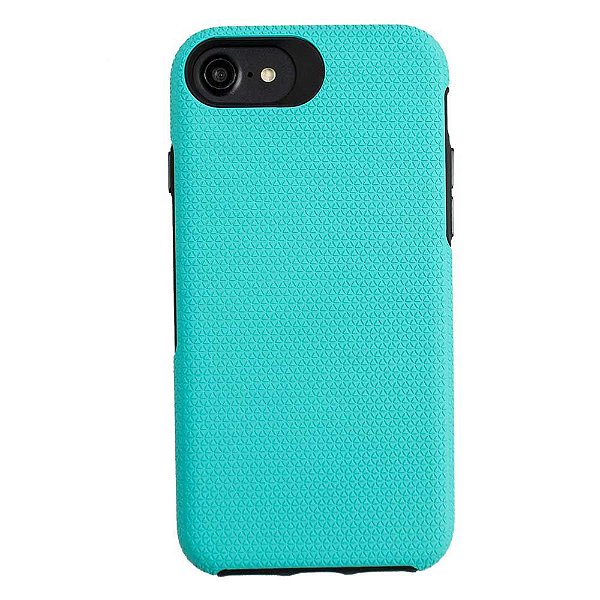 Double Case para iPhone 7 / 8 / SE Verde Água - Capa Antichoque Dupla -  iZamo Store