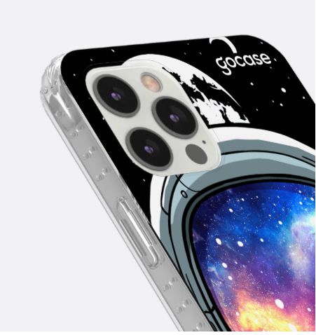Capinha Impact Slim - Viajante Espacial - iPhone 12/12 Pro