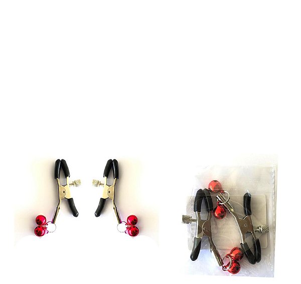 Grampo para Mamilo com Guizo Colorido