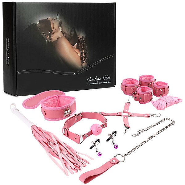 Kit Bondage com 10 Peças