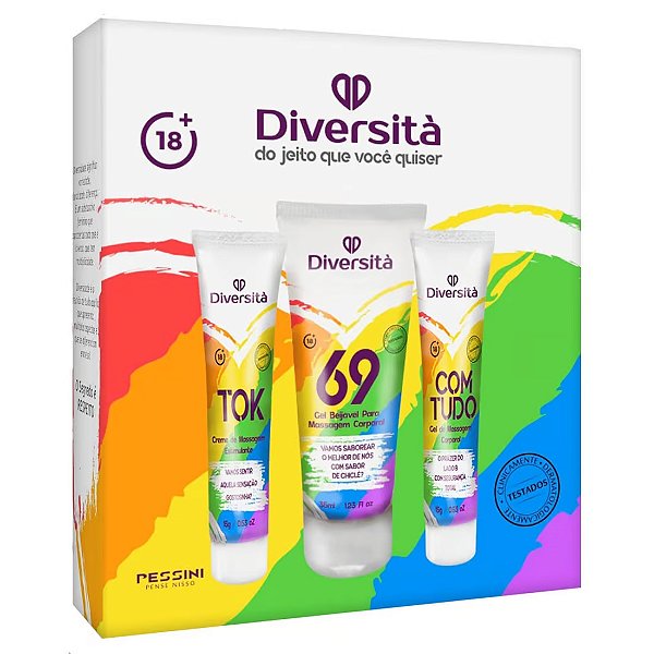 Diversitá Kit Sensual Super Excitante Pessini